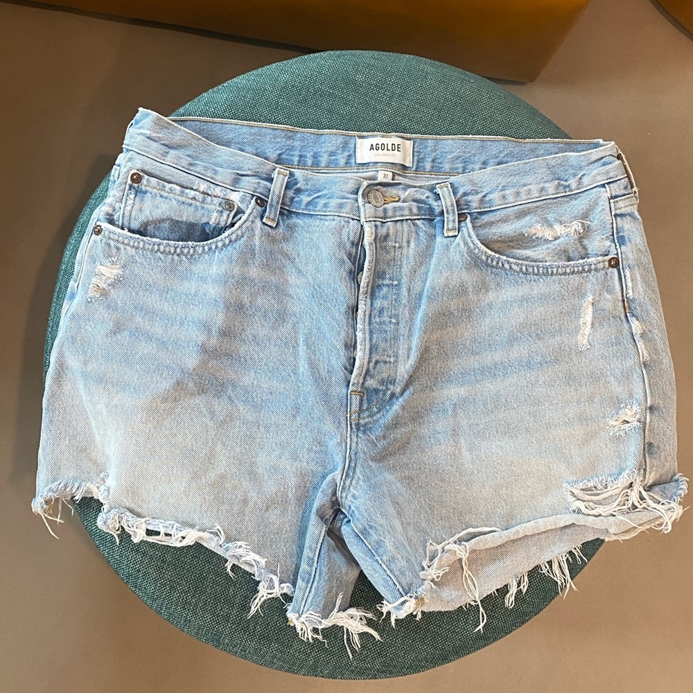 Agolde Parker Long Shorts